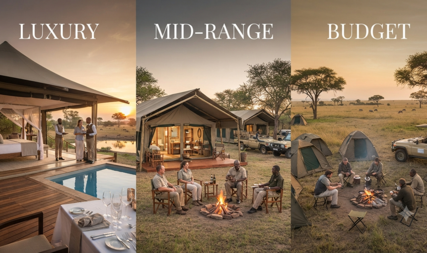 How to Choose Between a Luxury, Mid-Range, and Budget Safari