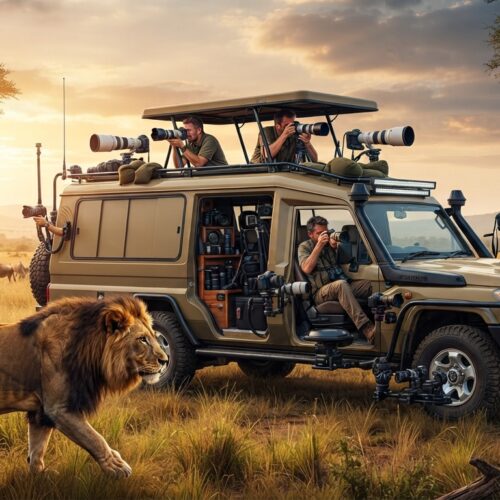 6-Day Big Cat Tracking & Wildlife Photography Masterclass Safari: Specialized Photo-Rigged 4×4 Expedition