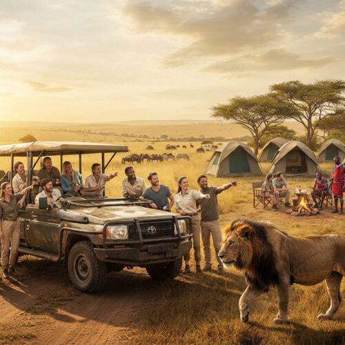 3-Day Maasai Mara Budget Camping Safari (Group Joining): Big Five Adventure on a Budget