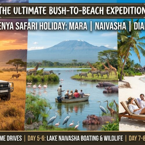 8-Day Mara, Naivasha & Diani Beach Holiday: The Ultimate Bush-to-Beach Expedition
